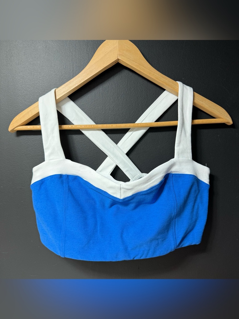 Beyond Yoga Women's Blue Spacedye Trophy Bra